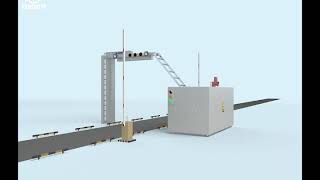 Iwildt an 48002800hs large truck container X ray security scanning system
