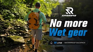 The New Rivonova Outdoor Waterproof Backpack | Built For Wet Environments