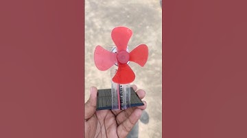 amazing DC motor life hacks || diy mini solar fan #shorts #youtubeshorts #trending #latest #viral