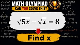 Two Paths to the Same Answer — Isolate or Factor the Radical | Math Olympiad