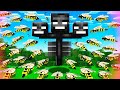 100 WASPS vs WITHER BOSS IN MINECRAFT BATTLE!