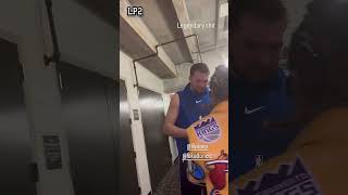 Luka Doncic gave a T-shirt to Lil pump