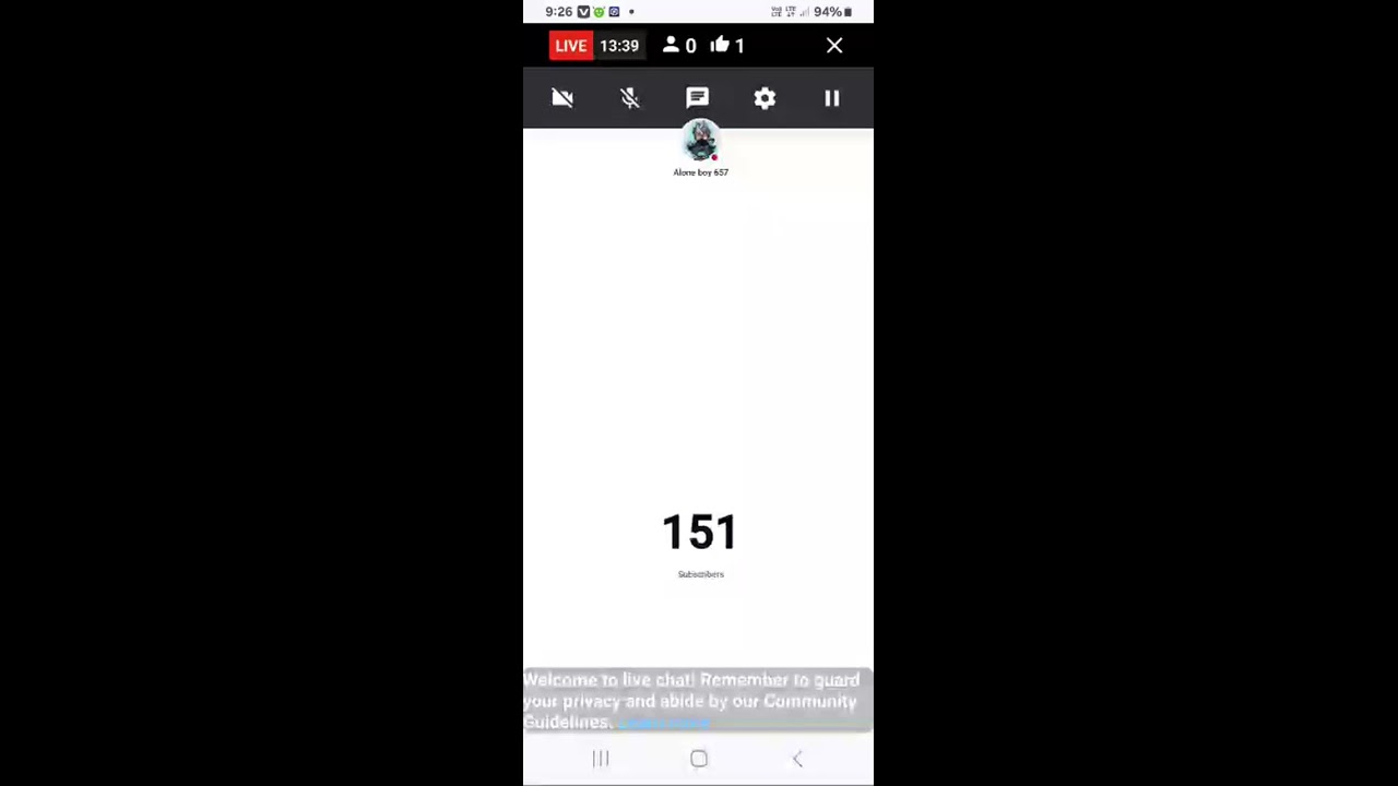 Alone boy 657 is live