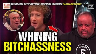 Roland: Mark Zuckerberg is 100% BITCHASSNESS for WHINING about masculinity