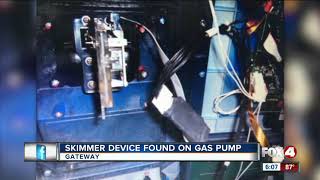 Skimmer Found on Gas Pump in Gateway