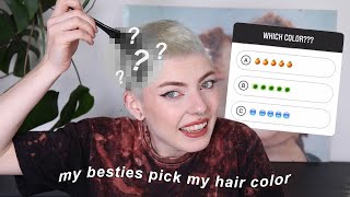 i let my followers pick my hair color (and i regret it lol)