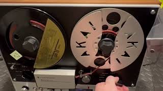 Kenwood KW-5066 Reel to Reel Player Demo