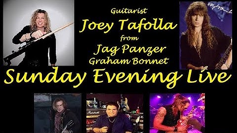 Full show with Joey Tafolla - guitar player from REH video, Jag Panzer and Graham Bonnet