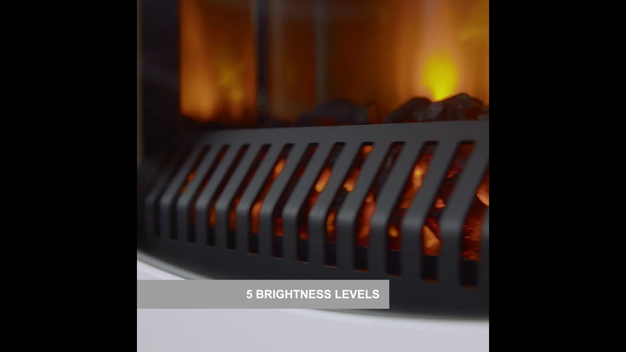 Be Modern Espire Electric Stove - Ash White