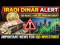 Iraqi Dinar: CBI JUST Broke Its Silence on the 1314 Rate! (Big Signal for IQD)