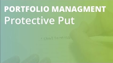 Protective Put | Portfolio Management