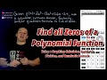 Cubic Polynomial Zeros Quiz