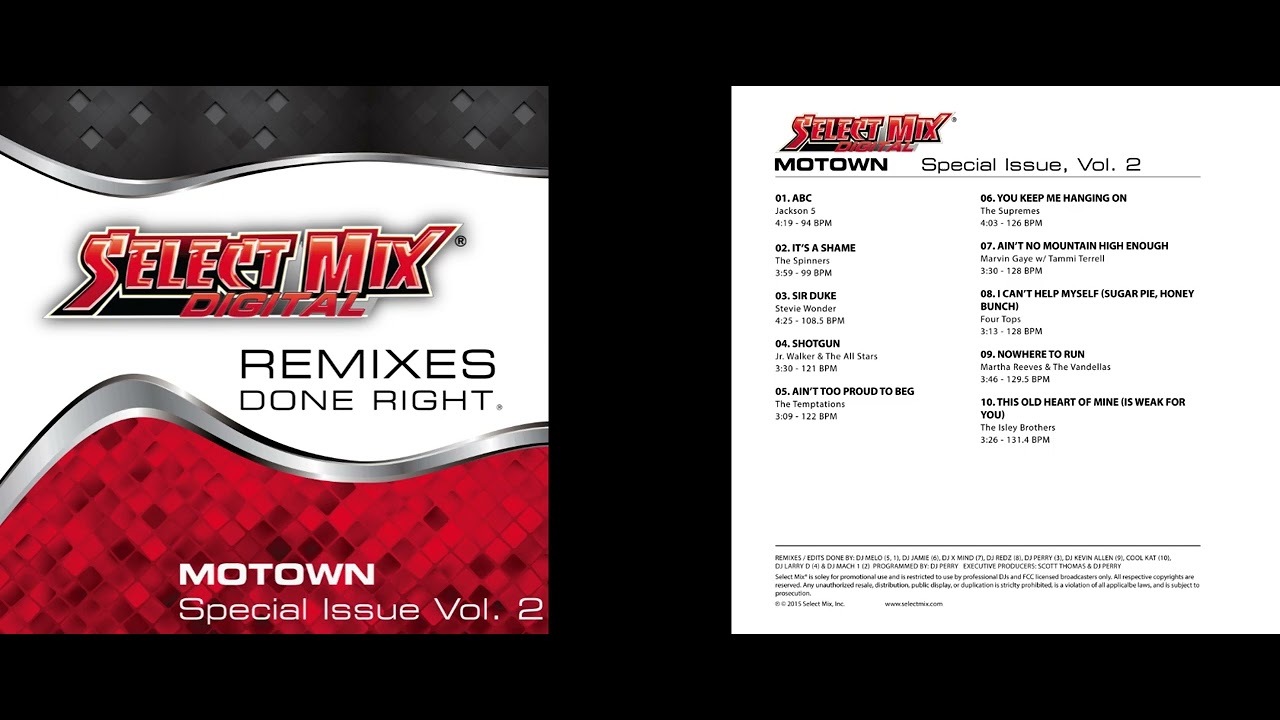 Martha Reeves & the Vandellas - Nowhere to Run (Select Mix Remix) [Motown]