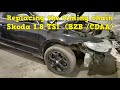 Replacing the timing chain skoda 18 tsi  bzb cdaa