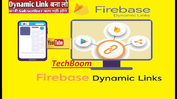 How to Create Dynamic Link For Youtube |Firebase Dynamic link |TechBoom|