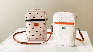 Weekend Crossybody Bag | Zippered Pocket Bag | DIY Bag Tutorial