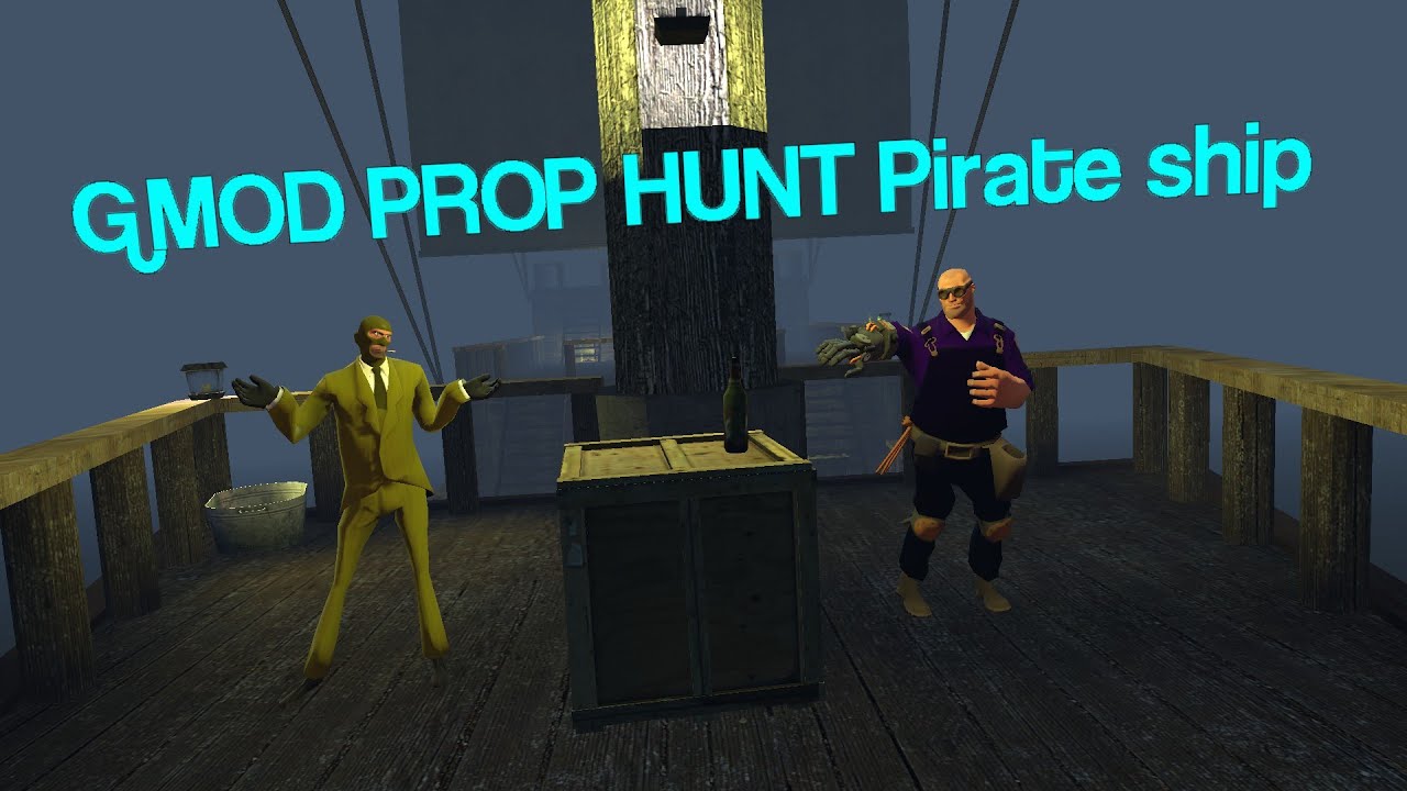 Gmod PROP HUNT Pirate ship - YouTube
