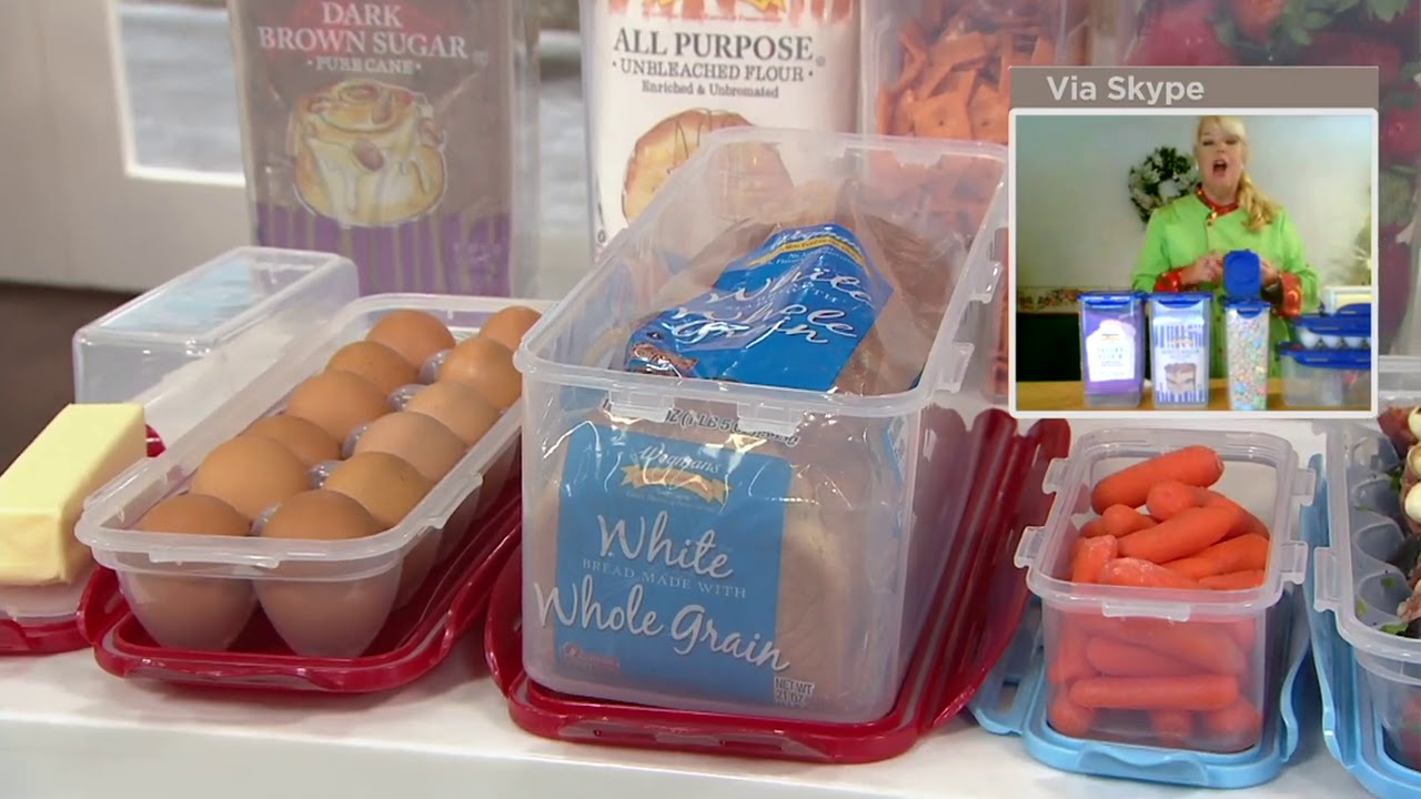 LocknLock David's 6Pc Kitchen Essentials Storage Set on QVC YouTube