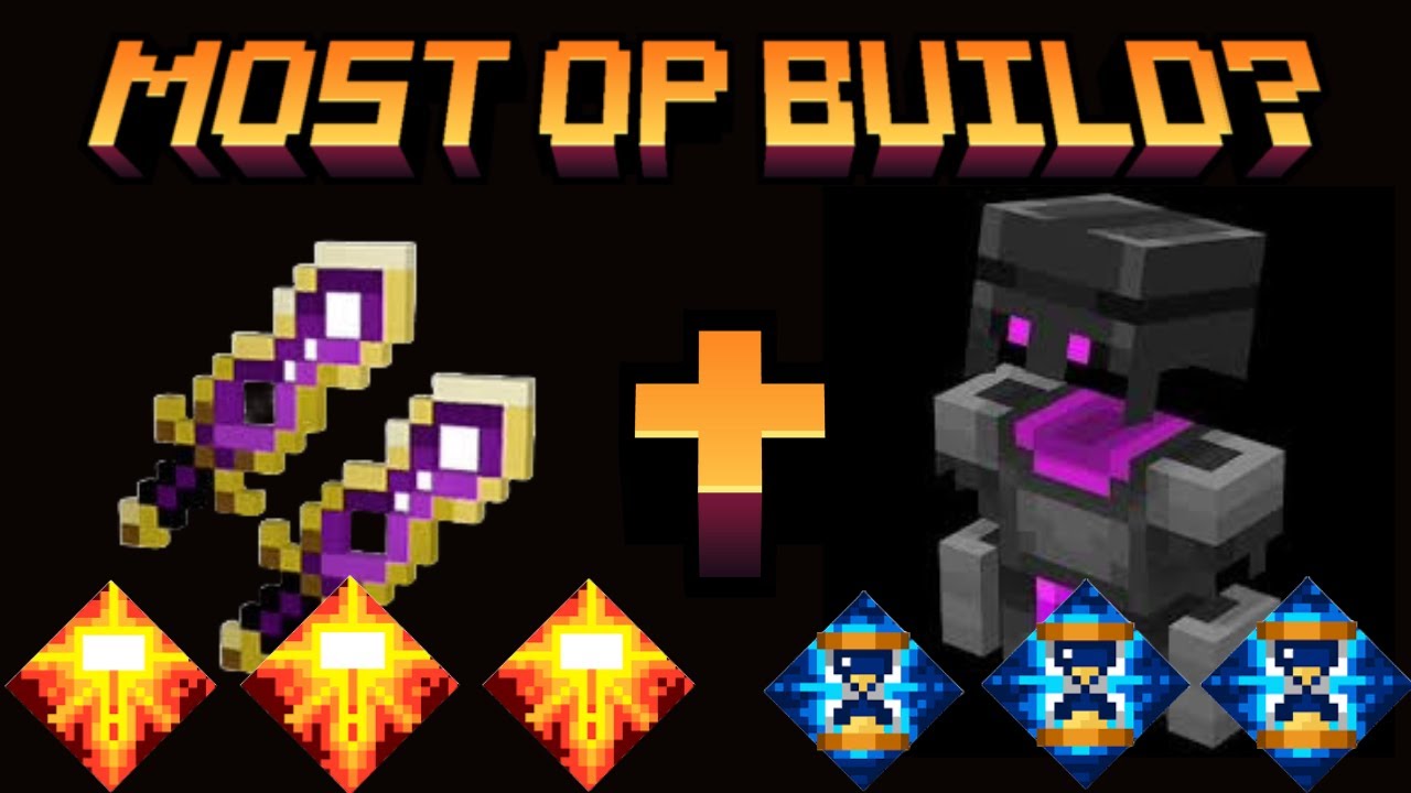 Insanely Powerful Weapon + OP Armor Minecraft Dungeons