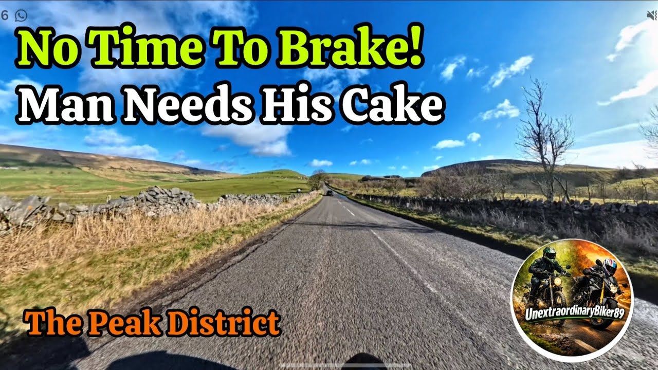 No Time To Brake! Man Needs His Cake