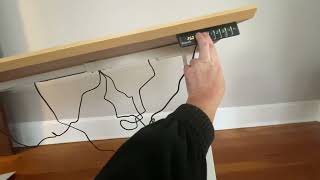 Branch furniture standing desk uneven