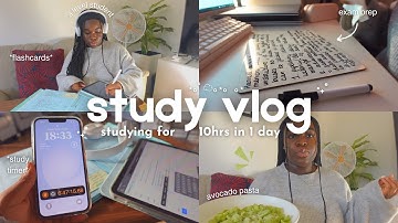10hr exam study vlog 𐙚‧₊˚🌿 finals prep, note-taking, flashcards & what i eat