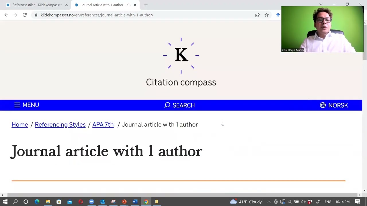 Reference Styles in Academic Writing (Citation Compass)