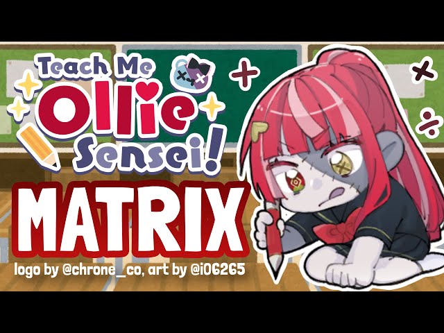 【MATH STREAM】 EASY MATRICES!!! NO IT'S NOT A WATCHALONG WW【Hololive ID 2nd Generation】のサムネイル