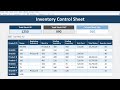 Excel Inventory Management | Create Your Stock Register in Minutes