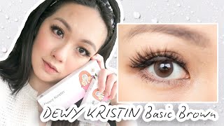 HAPA KRISTIN Dewy Kristin Basic Brown 1Day&Monthly|In-Depth Review, Close Up+Comparisons screenshot 5