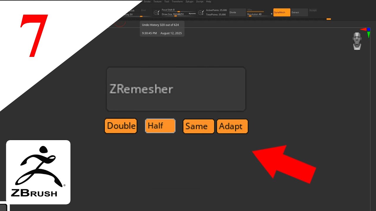 BÀI 7: Zremesher là gì?  và cách dùng sao cho hợp lý | Hoc ZBrush Căn Bản - youtube