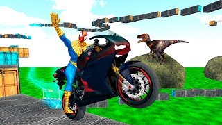 Bike games - Super Hero bike race: Offroad Moto Bike Racer - Gameplay Android free games screenshot 5