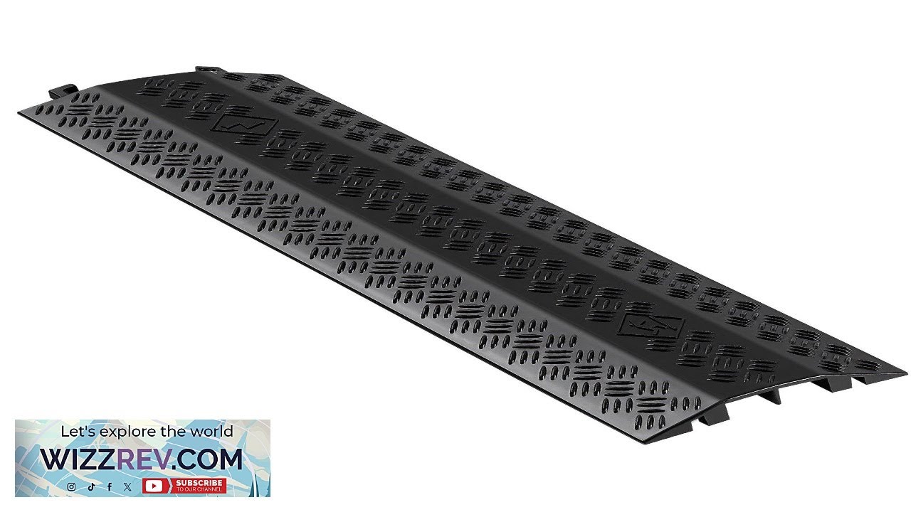 VEVOR Drop Over Cable Cover Heavy Duty Protector Ramp Floor Cord Cover