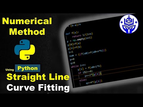 Python code of Straight Line Fitting  | Curve Fitting | #numericalanalysis #msmaths