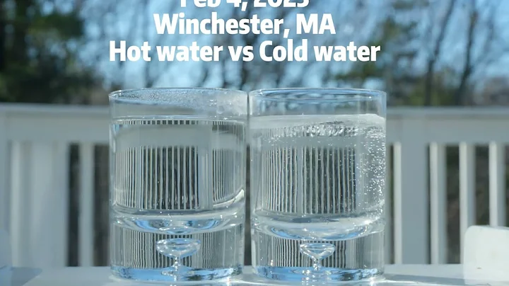 Hot or cold water freezes faster? Real test results with time-lapse