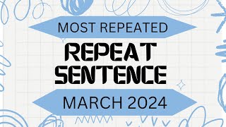 Repeat sentence 5- Most repeated- March 2024- AARSI PTE CLASSES