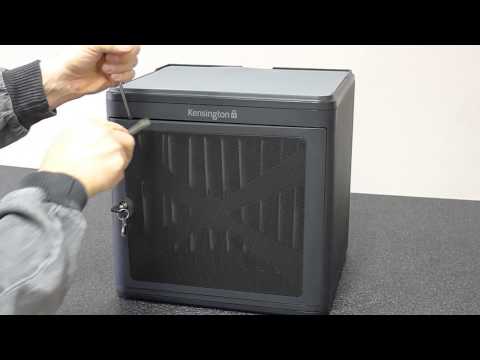 Kensington iPad cabinet: opening it in seconds