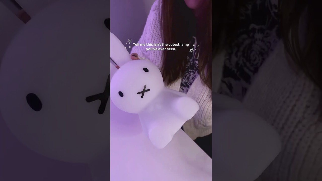 Miffy lamp unboxing 🤍 for my cozy gaming setup ✨ 
