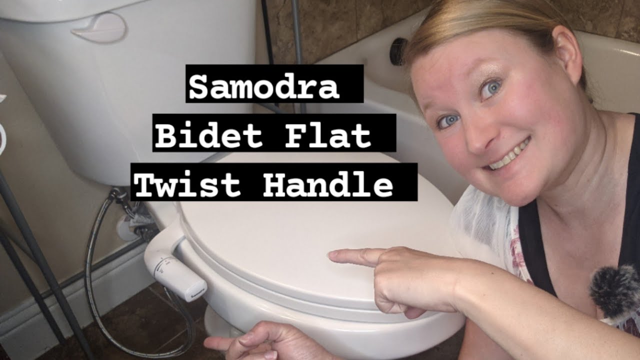 Samodra Ultra-Slim Bidet With Semi- Flat Twist Handle 