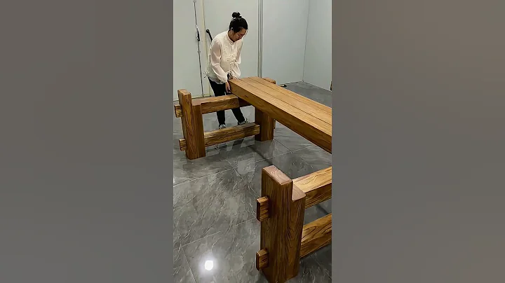 We Built a Solid Wood Table Without Glue or Screws#wood