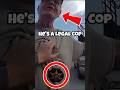 Officer Checks Constable But He Keeps Going