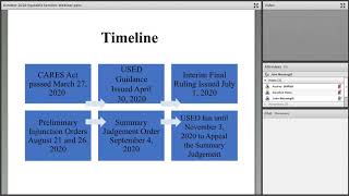Updated ESSER Equitable Services Webinar