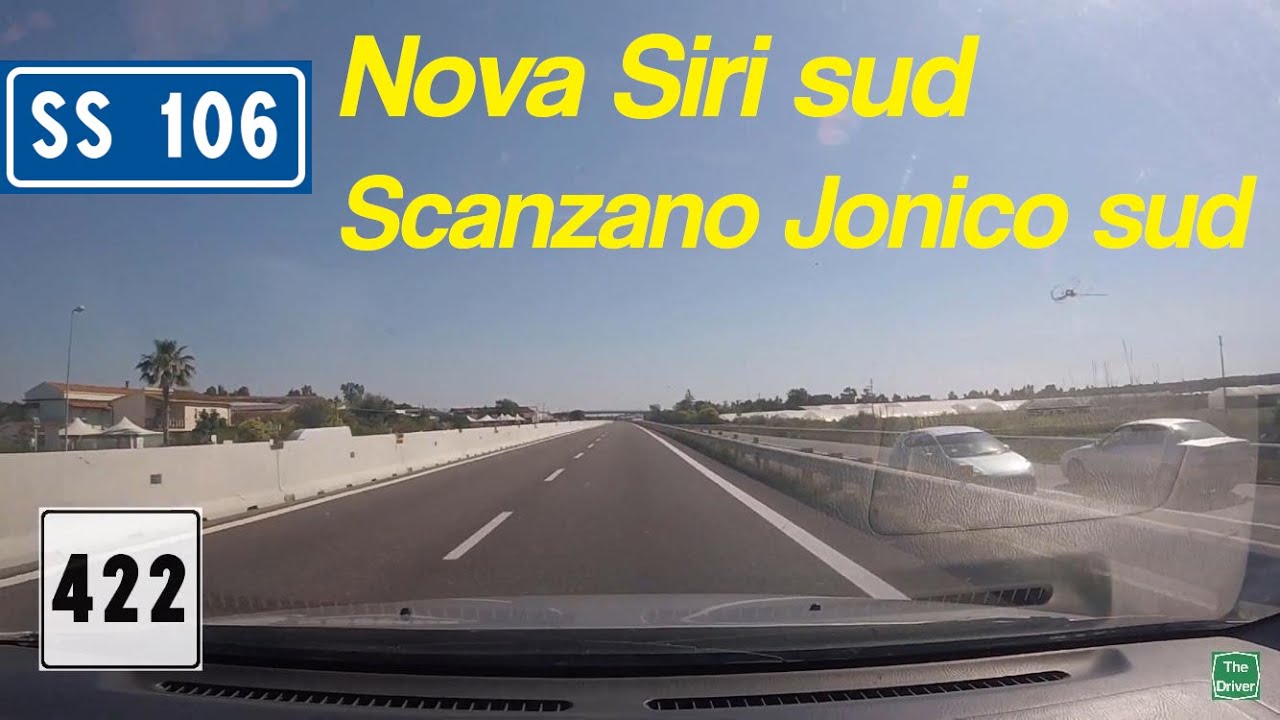 I - SS106 Jonica - Tratto Nova Siri sud-Scanzano Jonico sud