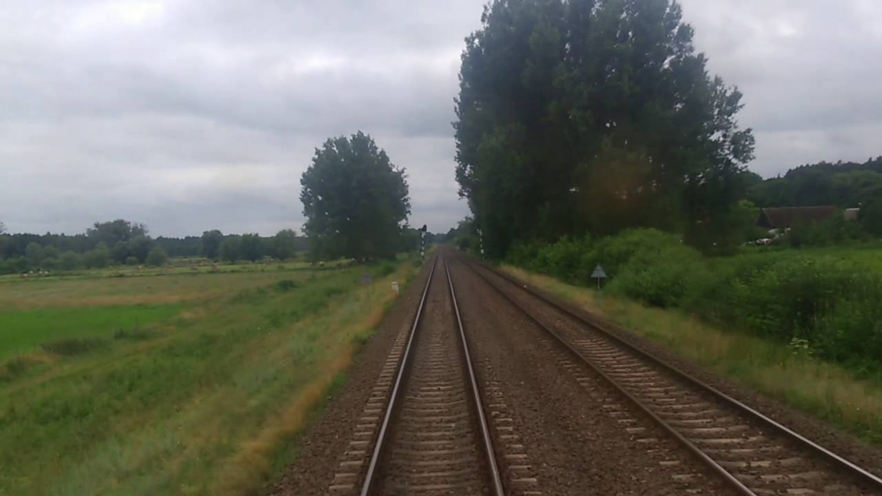 Przejazd pociągiem regio na linii nr 203 z Kostrzyna nad Odrą do Gorzowa Wielkopolskiego