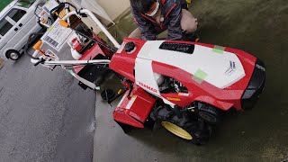 Yanmar YK650MR Cultivator Operating Instructions - YouTube