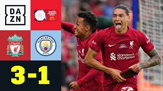 Klopps Premieren-Titel bei Nunez' Premieren-Tor: Liverpool - Man City 3:1 | Community Shield | DAZN