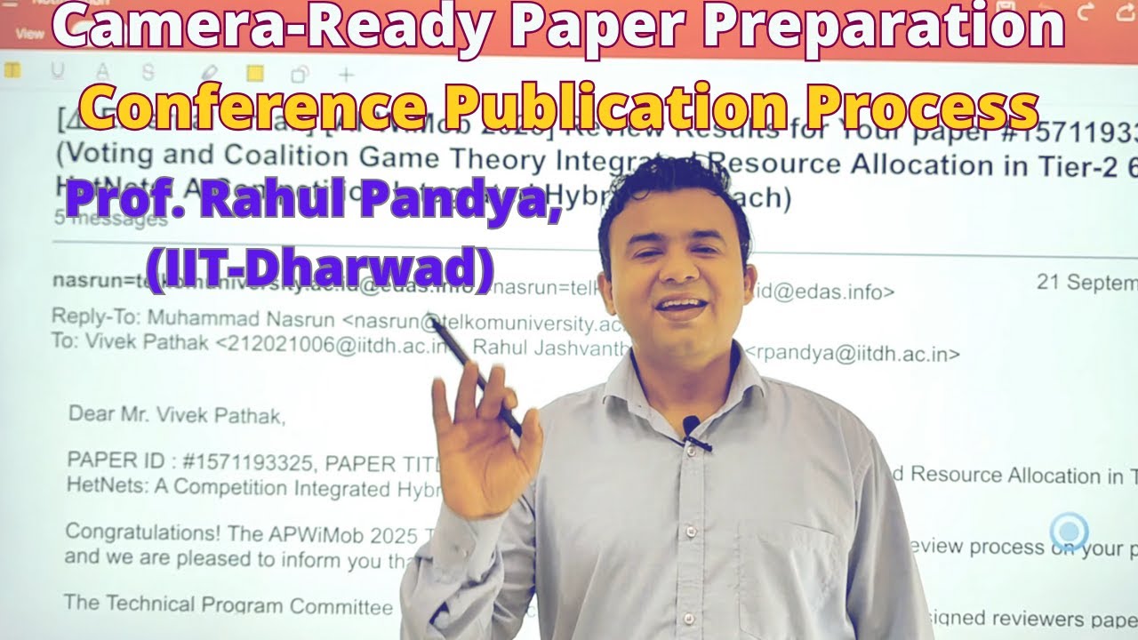 Camera-Ready Paper Preparation | Conference Publication Process Made ...