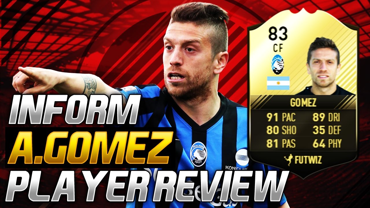 INFORM GOMEZ PLAYER REVIEW FIFA 17!!!