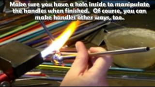 Glass Lampwork, Making of a Vessel, soft glass by Jeannie Cox screenshot 5