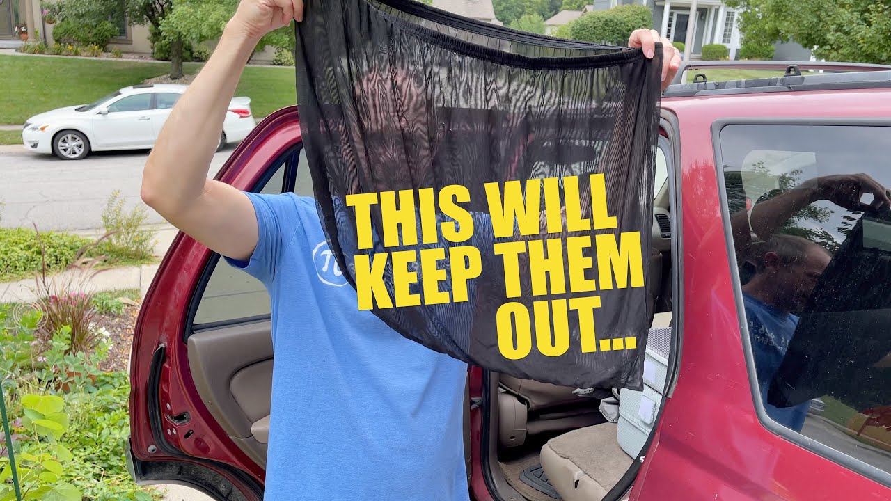 CAR CAMPING with my NEW BUG SCREENS YouTube